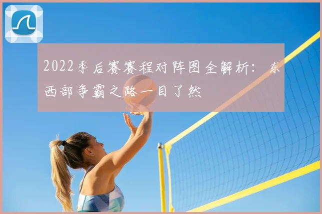 2022季后赛赛程对阵图全解析：东西部争霸之路一目了然