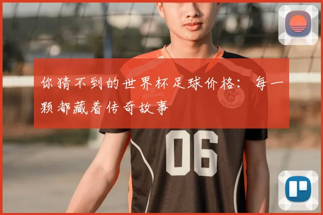 你猜不到的世界杯足球价格：每一颗都藏着传奇故事